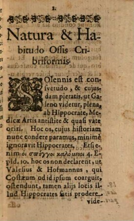 Liber de osse cribriformi, et sensu ac organo odoratus, et morbis ad utrumque spectantibus ...