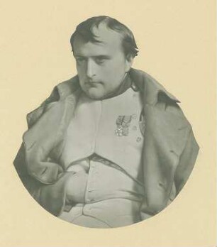 Kaiser Napoleon I. in Uniform mit Orden, Brustbild in Halbprofil