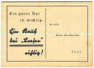 Ein guter Rat ist wichtig: Ein Kauf bei "Loeser" richtig!