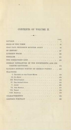 Contents Of Volume II.