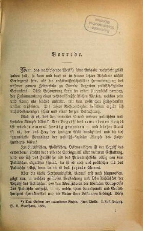 Zum System der erworbenen Rechte