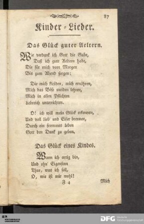 Kinder-Lieder.