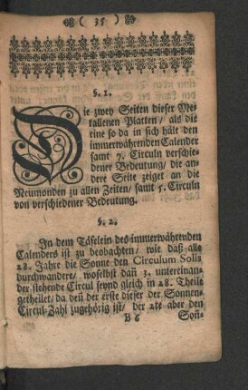 Die zwey Seiten dieser Metallenen Platten / ...