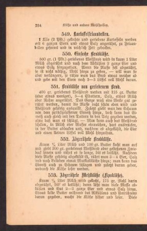 549. Kartoffelfricandellen.