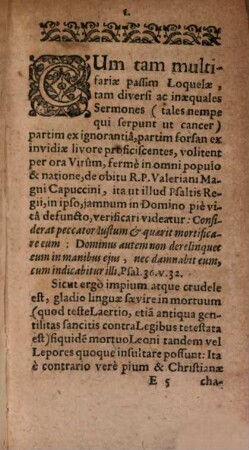 Relatio Veritica De Pio Obitu R. P. Valeriani Magni Concionatoris Capuccini & Missionarii Apostolici