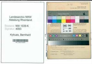 Entnazifizierung Bernhard Kohues , geb. 14.08.1892 (Lehrer)