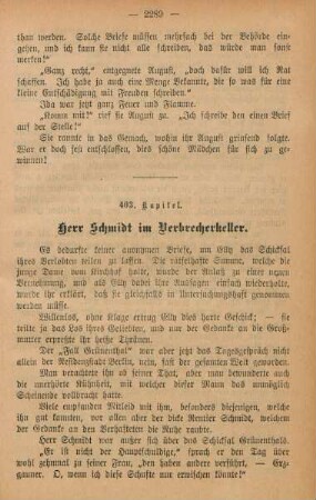 403. Kapitel. Herr Schmidt im Verbrecherkeller