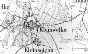 Bautzen-Kleinwelka. Meßtischblatt, Sekt. Luttowitz, 1884