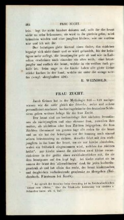 Frau Zucht.