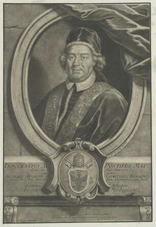 Bildnis des Innocentivs XIII. Pontifex. Max.