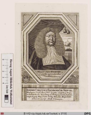 Bildnis Johann Christoph Frickinger