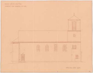 Fischer, Theodor; Gauting / Starnberg (Bayern); Ev. Christuskirche - Nordseite (Ansicht)