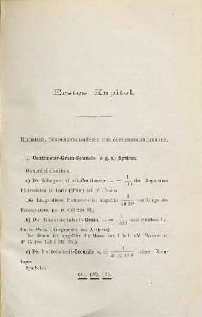 Die Thermodynamik in der Chemie