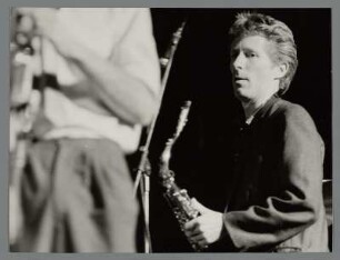 Alan Laurillard : Portrait des Saxophonisten Alan Laurillard beim 26. Jazz Jamboree Warschau 1984