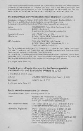 Medienzentrum der Philosophischen Fakultäten