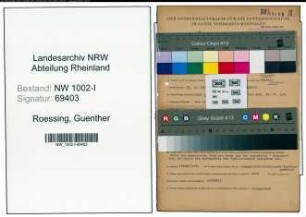 Entnazifizierung Guenther Von Roessing , geb. 30.11.1902 (Ingenieur)