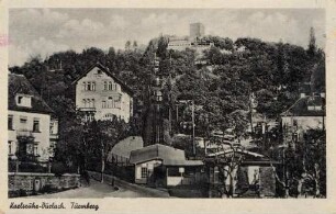Postkartenalbum mit Motiven von Durlach. "Karlsruhe-Durlach. Turmberg"