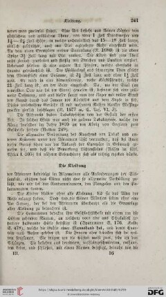 Die Kleidung