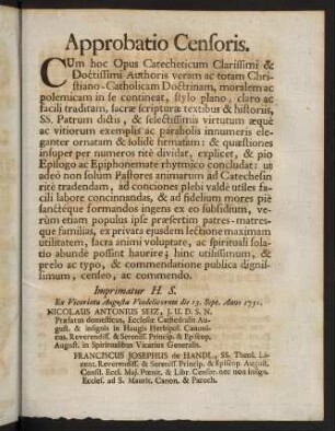 Approbatio Censoris