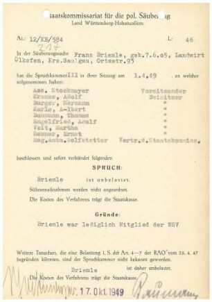 Briemle, Franz