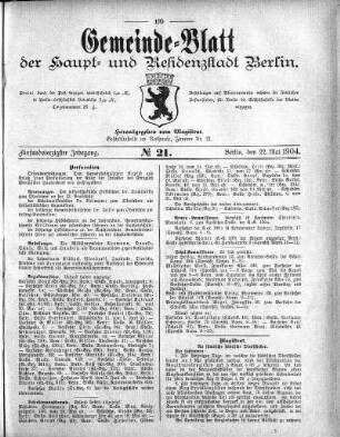 1904,21: No. 21, 22. Mai 1904