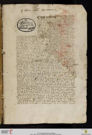 Henricus Bocius: Distinctiones in lib. I-IV decretalium