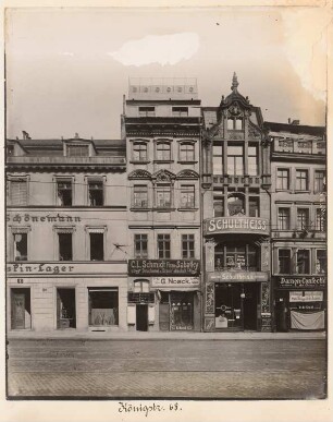 Wohn- und Geschäftshaus Königstraße 68, Berlin-Mitte: Ansicht (aus: Julius Kohte, Alt-Berlin, Bauwerke in Berlin und Charlottenburg, aufgenommen 1907-1914)