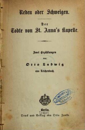 Reden oder Schweigen
