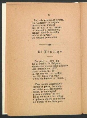 El Mendigo