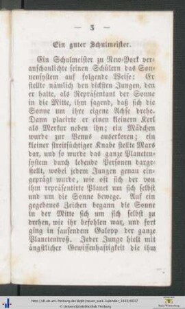 Ein guter Schulmeister.