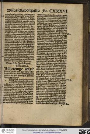Dominica secunda Misericordia domini.