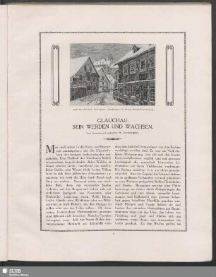 Glauchau. Sein Werden Und Wachsen