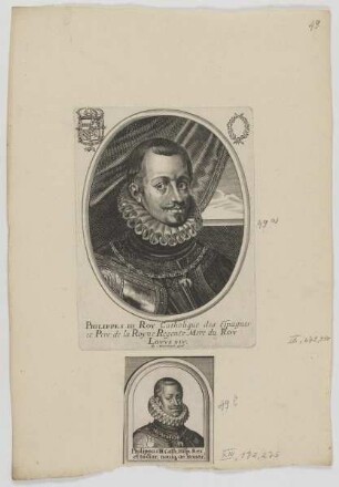 Bildnis des Philippes III., König von Spanien