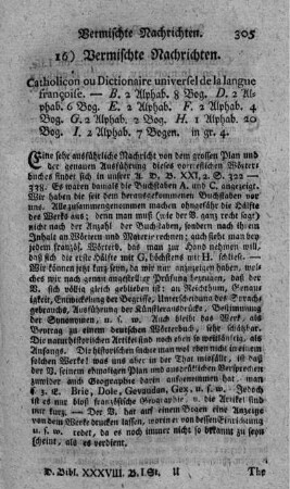Catholicon ou dictionnaire universel de la langue françoise.