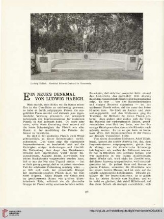 10: Ein neues Denkmal von Ludwig Habich