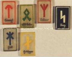 Deutsches Jugendherbergswerk, "Germanische Runen", Reichsstraßensammlung zum Reichswerbe- und Opfertag des RV-DJH Juni 1940