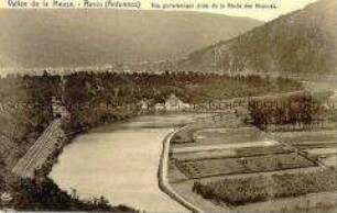 Ansicht der französischen Stadt Revin