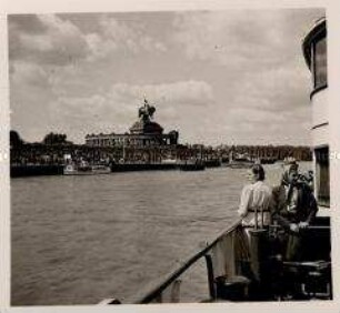 Koblenz, Deutsches Eck, Rheinfahrt