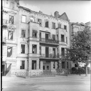 Negativ: Ruine, Menzelstraße 36, 1950