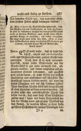 487-495, Fr. Was in specie die Seel-Messen anbetrifft, oder ...