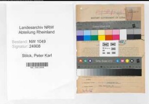 Entnazifizierung Peter Karl Stilck , geb. 23.08.1902 (Feuerwehrmann)