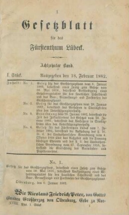 18. Februar 1882-30. Decbr. 1885