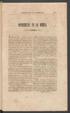 Apariencias de la niebla.