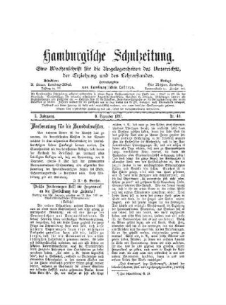 Welche Forderungen stellt die Gegenwart an die Vorbildung des Lehrers? : (Schluß)