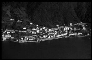 San Salvatore: Blick auf Campione vom San Salvatore