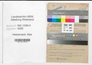 Entnazifizierung Max Heereman von Zuydtwyck , geb. 29.12.1893 (Landwirt)