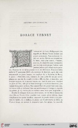 15: Horace Vernet, [2] : artistes contemporains