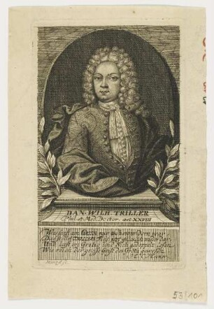 Bildnis des Dan. Wilh. Triller