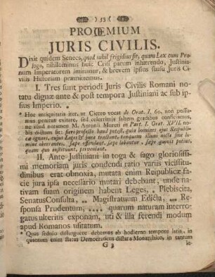 Proemium Juris Civilis.