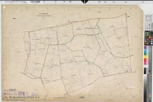 Walstedde (Drensteinfurt), Flurbereinigung Walstedde, Bl. 6 Zuteilungskarte Walstedde Flur 25, Altahlen Flur 23 u. 24